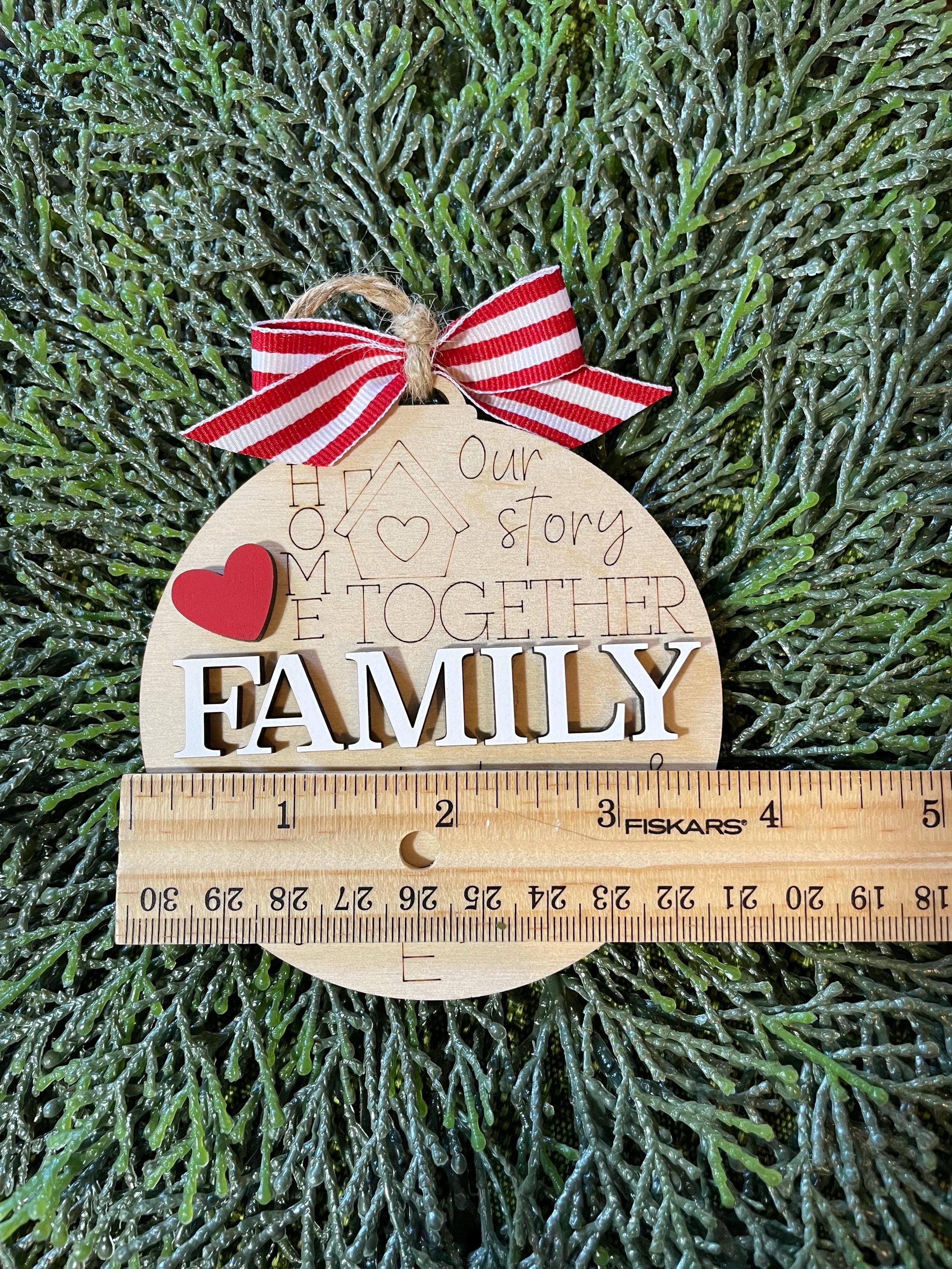 Family ornament love always forever
