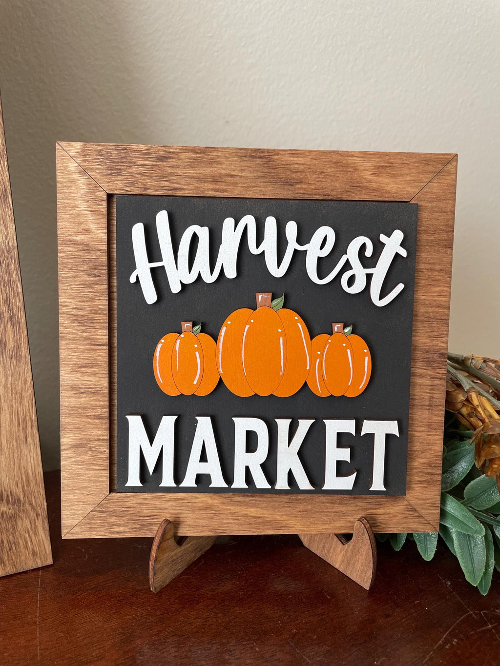Hello Fall Interchangeable sign ladder, inserts only, 3pk or 4pk, pumpkin truck tiered tray decor